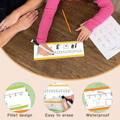 16pcs Dry Erase Number Line Addition & Subtraction Game for Kid