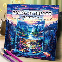 World in a Bottle Coloring Book Paint By Number Kit