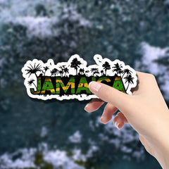 Jamaican Themed Matte Vinyl Stickers for Cars, Laptops, Trucks