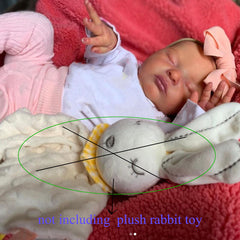 20in Reborn Baby Doll Pink 3D Skin Cloth Body Newborn Bebe Girl Print