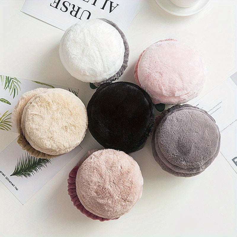 Cozy Knit Fleece Earmuffs for Women - Winter Ear Warmers
