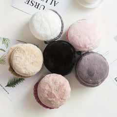 Cozy Knit Fleece Earmuffs for Women - Winter Ear Warmers