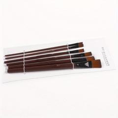 6pcs Artist Paint Brush Set Nylon Bristles Acrylic Watercolor Painting Kit