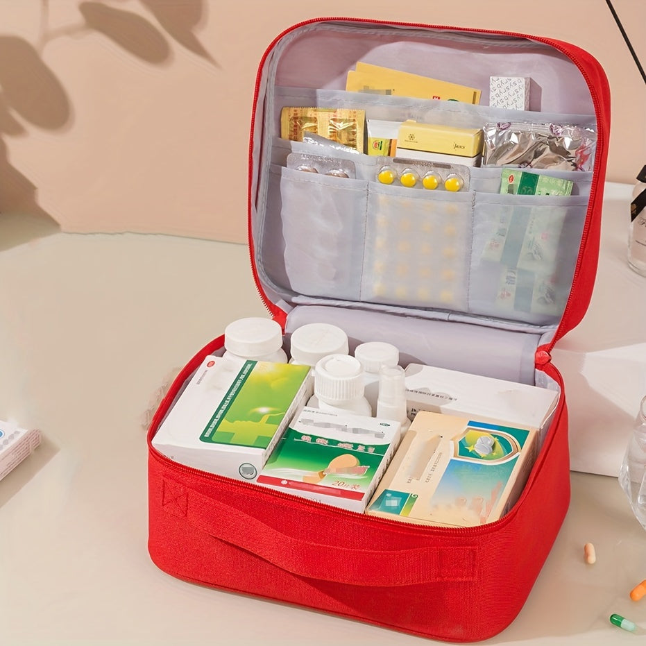 Portable Medicine Organizer Bag for Home and Travel Use