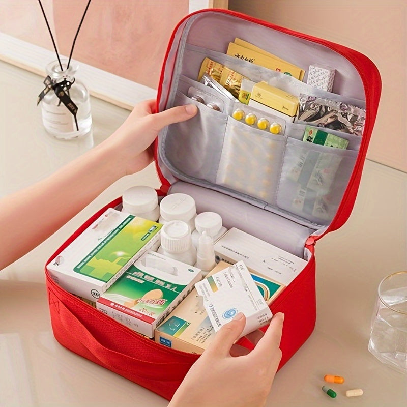 Portable Medicine Organizer Bag for Home and Travel Use