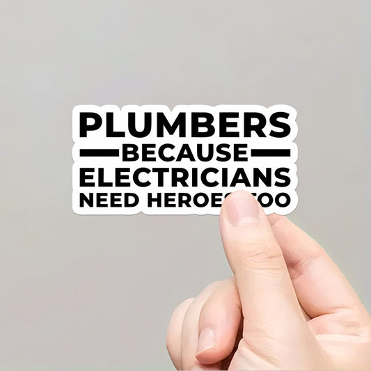 Plumber Heroes Vinyl Sticker Set - Waterproof Decals