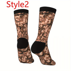 Custom Pet Photo Socks - Funny Gift for Men & Women