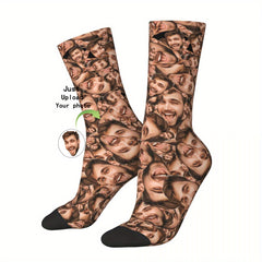 Custom Pet Photo Socks - Funny Gift for Men & Women