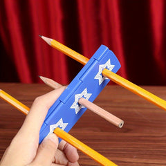 Magic Pencil Piercing Coins Close-Up Stage Performance Props