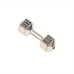 5pcs Mini Aluminum Dumbbells Set Dollhouse Fitness Equipment
