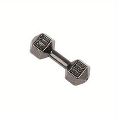 5pcs Mini Aluminum Dumbbells Set Dollhouse Fitness Equipment