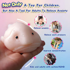Squishy Blobfish Relax Toy for Anxiety Reduction & Sensory Play