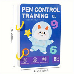 96 Page Reusable Magic Tracking Workbook for Kids with Bold Lines
