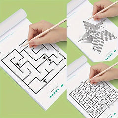 Brain Boosting Maze Training Book for Kids