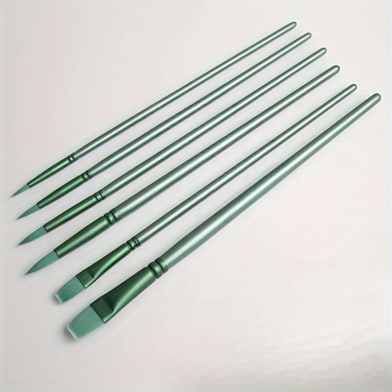 6-Piece Painting Brush Set for DIY Acrylic & Watercolor Painting