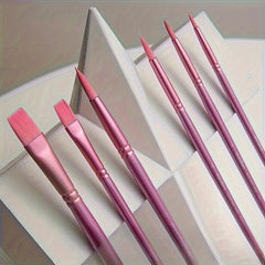 6-Piece Painting Brush Set for DIY Acrylic & Watercolor Painting