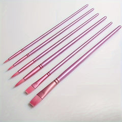 6-Piece Painting Brush Set for DIY Acrylic & Watercolor Painting