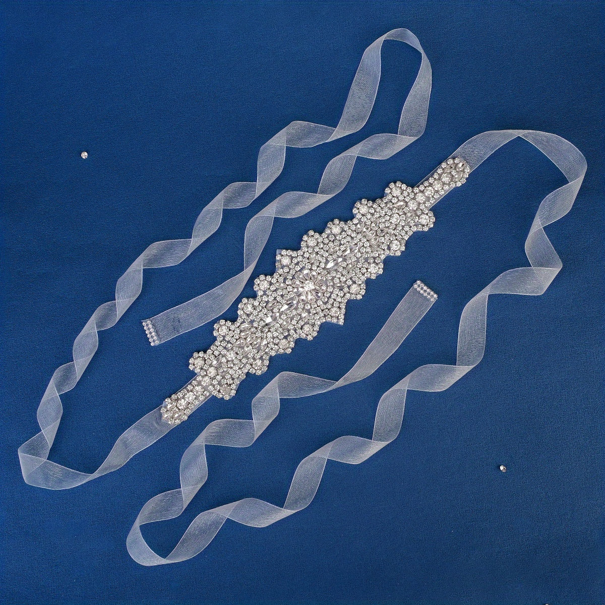 Sparkling Rhinestone Waist Belt for Bridal Wedding Events