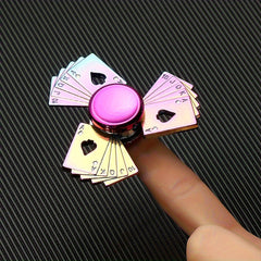 Colorful Alloy Fingertip Gyroscope Decompression Toy
