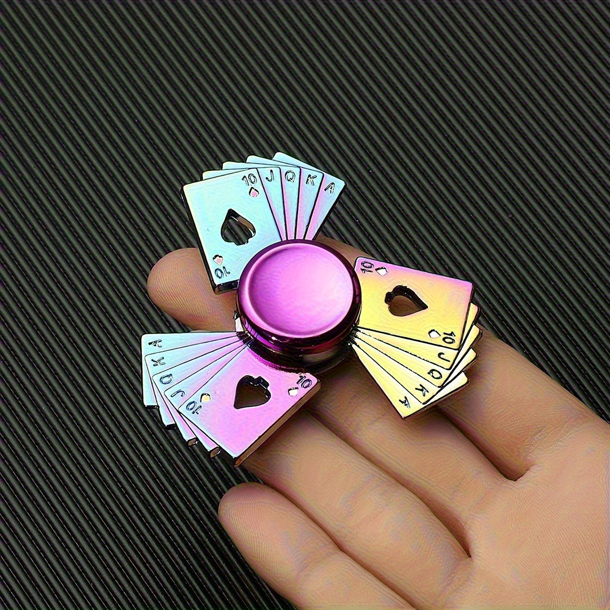 Colorful Alloy Fingertip Gyroscope Decompression Toy