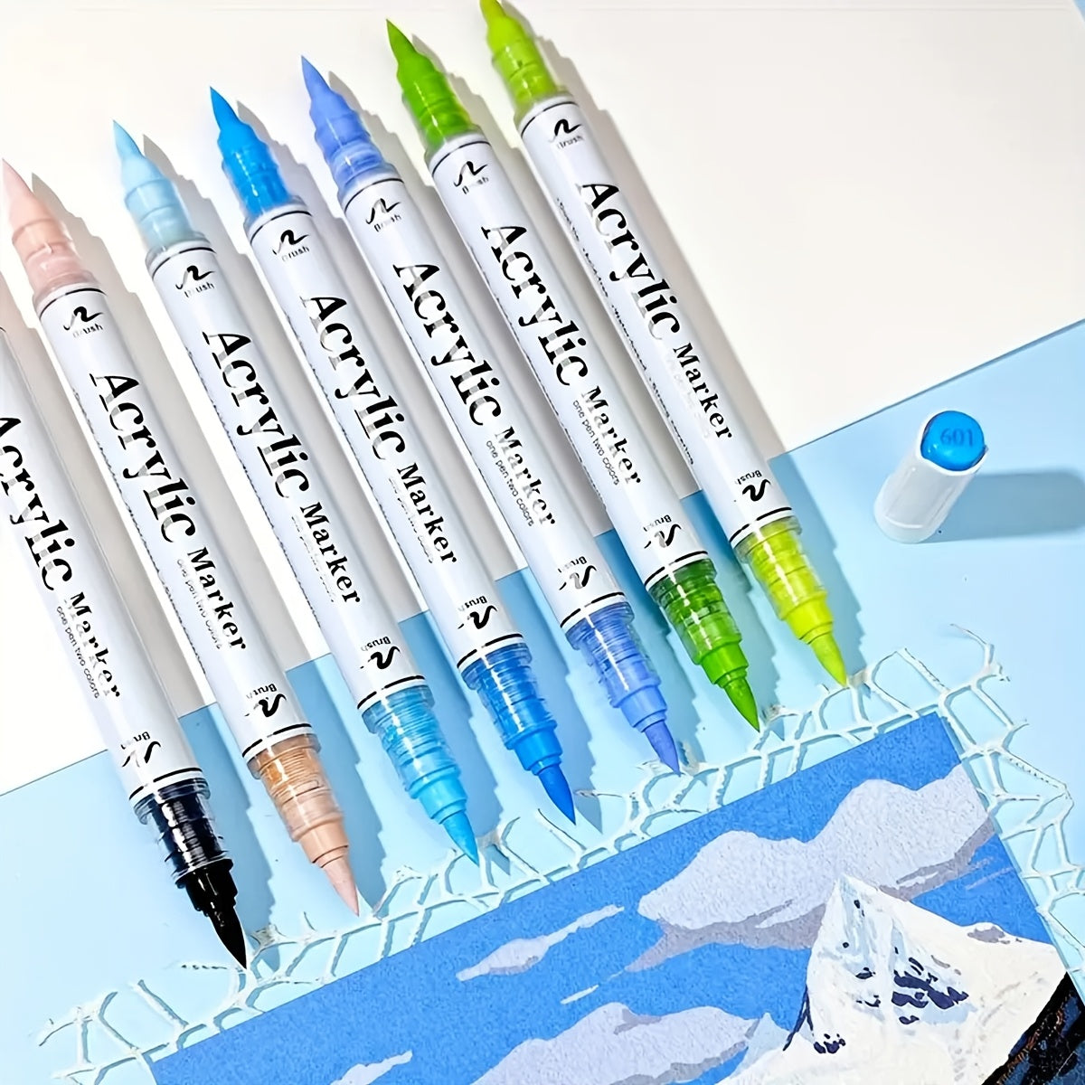 GUANNA 30 60 84 Art Supplies Mark Pen Double Headed Fabric T shirt Mark Pen