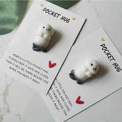 Animal Pocket Hug Cards for Various Occasions