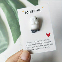 Animal Pocket Hug Cards for Various Occasions