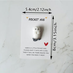 Animal Pocket Hug Cards for Various Occasions