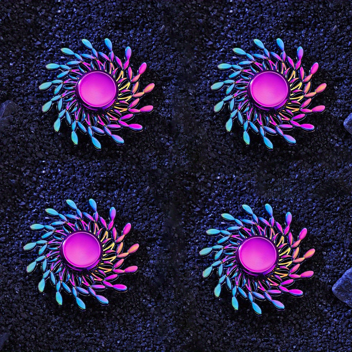 Metal Fidget Spinner for Adults Relaxation, Mixed Colors