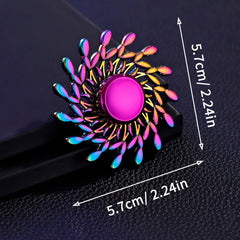 Metal Fidget Spinner for Adults Relaxation, Mixed Colors