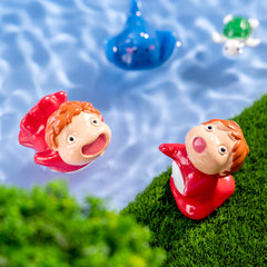 3pcs Goldfish Sister Mermaid Micro Landscape Decoration DIY Resin Accessories