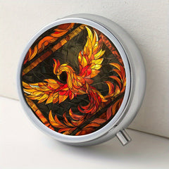 Phoenix Pill Organizer Compact & Portable Medicine Box for Travel