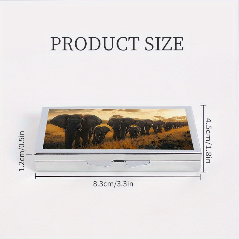 Compact 7 Compartment Pill Organizer Moisture Proof Box