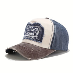 Matching Baseball Cap Outdoor Sunshade Hat Washed Peaked Cap