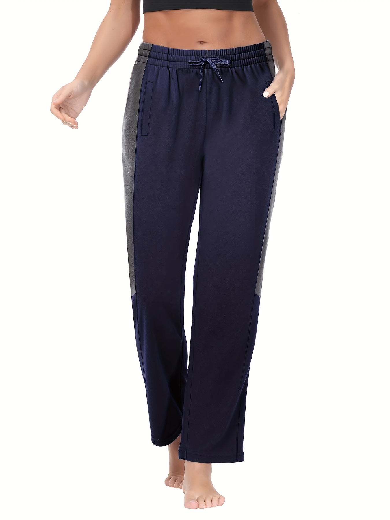 Fleece Lined Casual Pants Joggers for Women