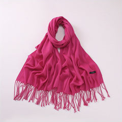 Cashmere Warm Shawl Tassel Long Scarf