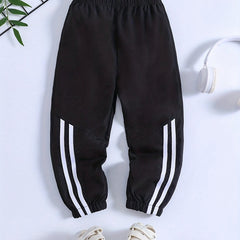 Boys Casual Elastic Waist Cargo Pants Jogger Pants With Pocket