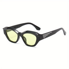 Men's UV Protection Polygonal Frame Sunglasses with Box