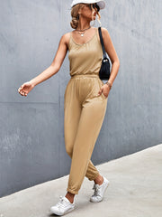 Boho Sleeveless Jumpsuit for Spring & Summer Women's Clothing