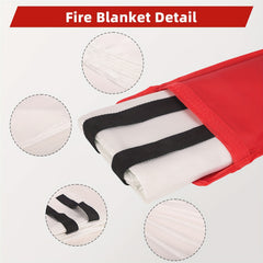 Emergency Fire Extinguishing Blanket Home Kitchen School BBQ Car