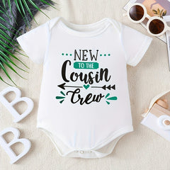 Cousin Crew Short Sleeve Onesie for Baby Boys and Girls
