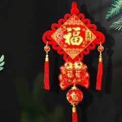 Chinese Knot Fringe Pendants Traditional Red Oriental Year Decorations