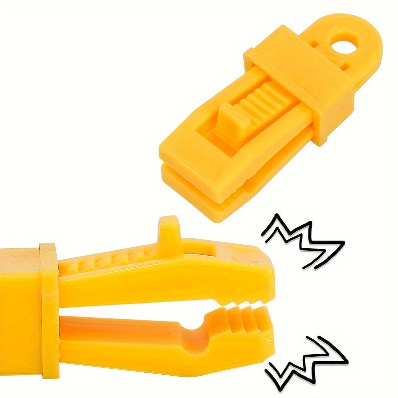 5pcs Tarp Clips Lock Grip Tarp Clamps Tent Fasteners Clips Holder