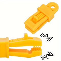 5pcs Tarp Clips Lock Grip Tarp Clamps Tent Fasteners Clips Holder