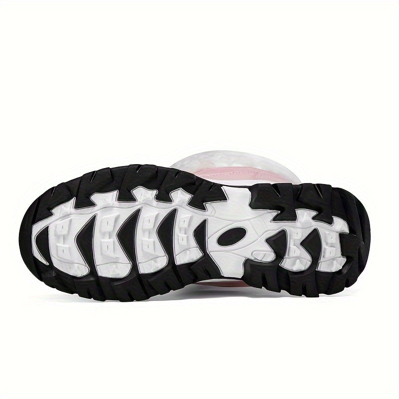 Women's Winter Snow Boots Non-Slip Thickened Warm Medium Tube Hiking Boots