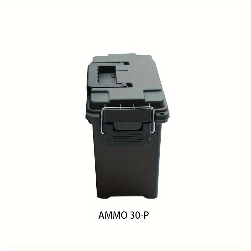 1pc Tool Case Utility Protective Container Lockable Carrying Portab