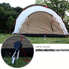 2pcs Tent Canopy Windproof Rope Buckles Adjustable Pulley