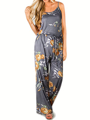 Floral Print Cami Jumpsuit