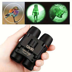 Compact Lightweight Foldable Binoculars HD Portable Waterproof Mini Binoculars