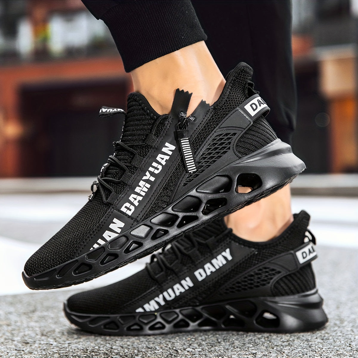 Men's Lightweight Running Sneakers Breathable Jogging Shoes
